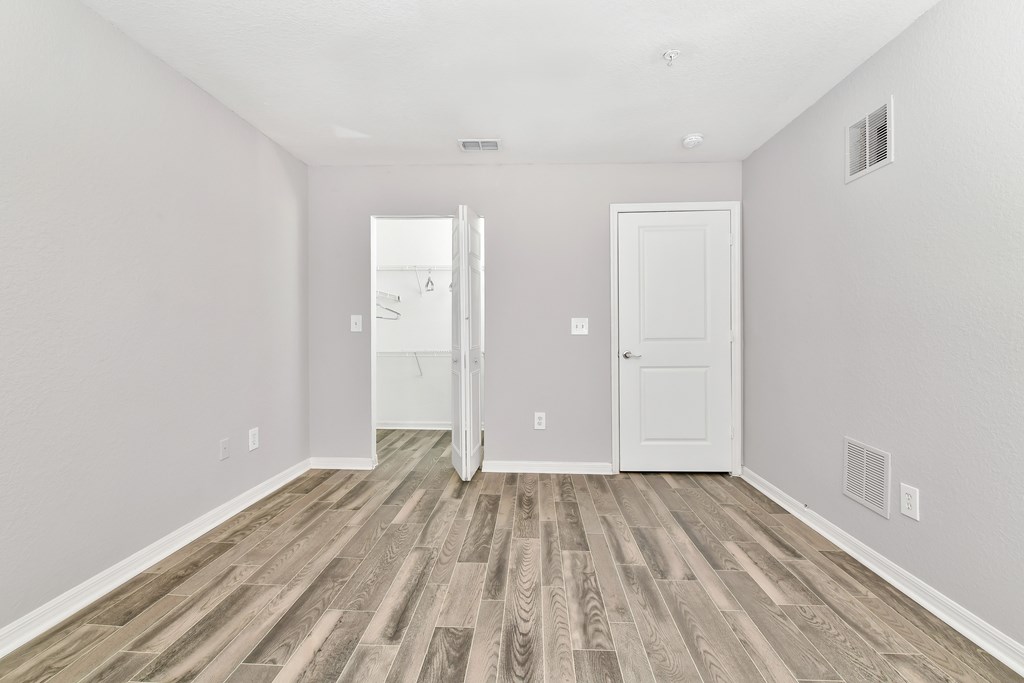 Empty Bedroom at Village Lakes, Orlando, Florida